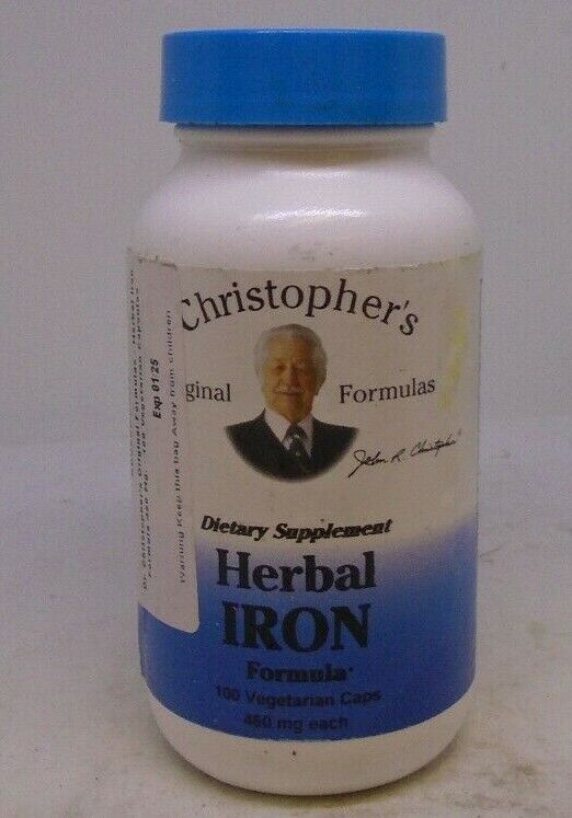 Herbal Iron Formula by Christopher's Original Formulas, 100 capsule