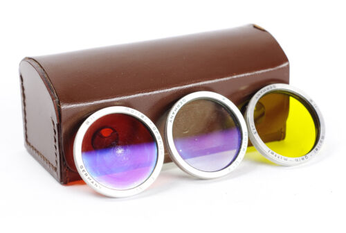 Rollei HFT Set Rolleinar 1&2 Filter Green Yellow UV Blue Orange Hood RII R2 Bay2 - Picture 4 of 8