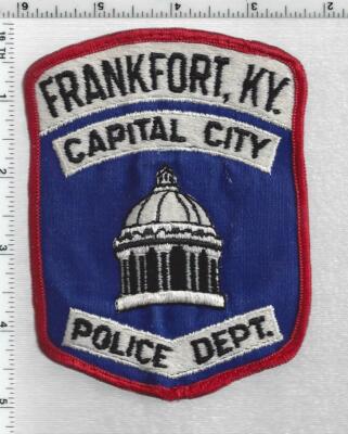 frankfort kentucky uniform capital patch 2nd issue police take city off