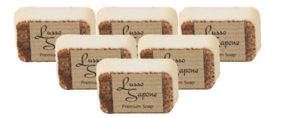 Mens Scented Soap 6 Pack  - Hand Crafted Lusso Sapone Soap - 8 scent options