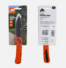 Ozark Trail 7.5 inch Slide Lock D2 Blade Orange Handle Scales Folding Knife New