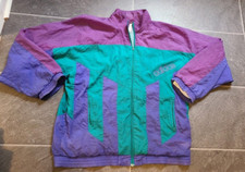 VTG 80'S 90'S ADIDAS COLORBLOCK WINDBREAKER TRACKSUIT JACKET SZ XL
