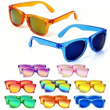 16 Pack 8 Colors Kids Sunglasses, UV400 Protection for Boys Girls Age 3-8, Pe...