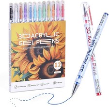 Farben 3D Acryl Gel Stifte, Ergonomischer Griff