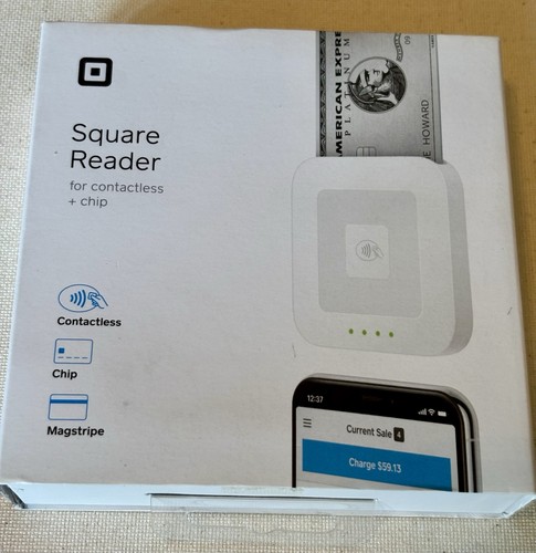 Square A-SKU-0485 Credit Card Reader - Brand New - Even Box Is Perfect!