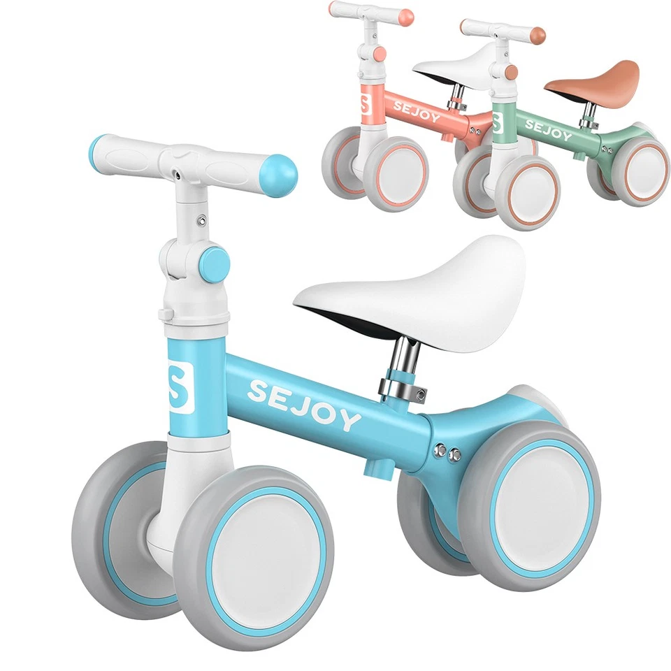 SEJOY Kinder Laufrad ab 1 Jahr Baby Lauflernrad Spielzeug Erstes ohne Pedaln