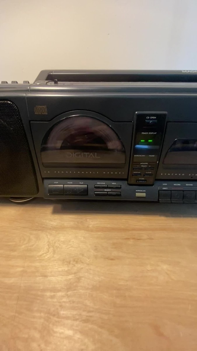 KOIZUMI ,audiocomm player まとめ　6個　V037 Vintage 1991 Magnavox AZ8100 GY Radio CD Cassette Player Boombox