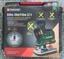 Parkside Akku Oberfräse POFA 12 B3, neu + ov...