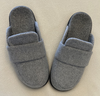 Vionic Gemma II Women's Mule/Clog Slipper Light Grey Flannel Size 8 USA 38.5 EU