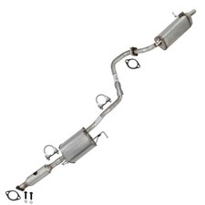 EPA Approved Catalytic w/ Center & Rear Muffler Kit fits: 2014-18 Kia Soul 2.0L