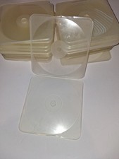 CD DVD Disc Square Clam shell PP Poly Plastic Storage Case lot of 30 