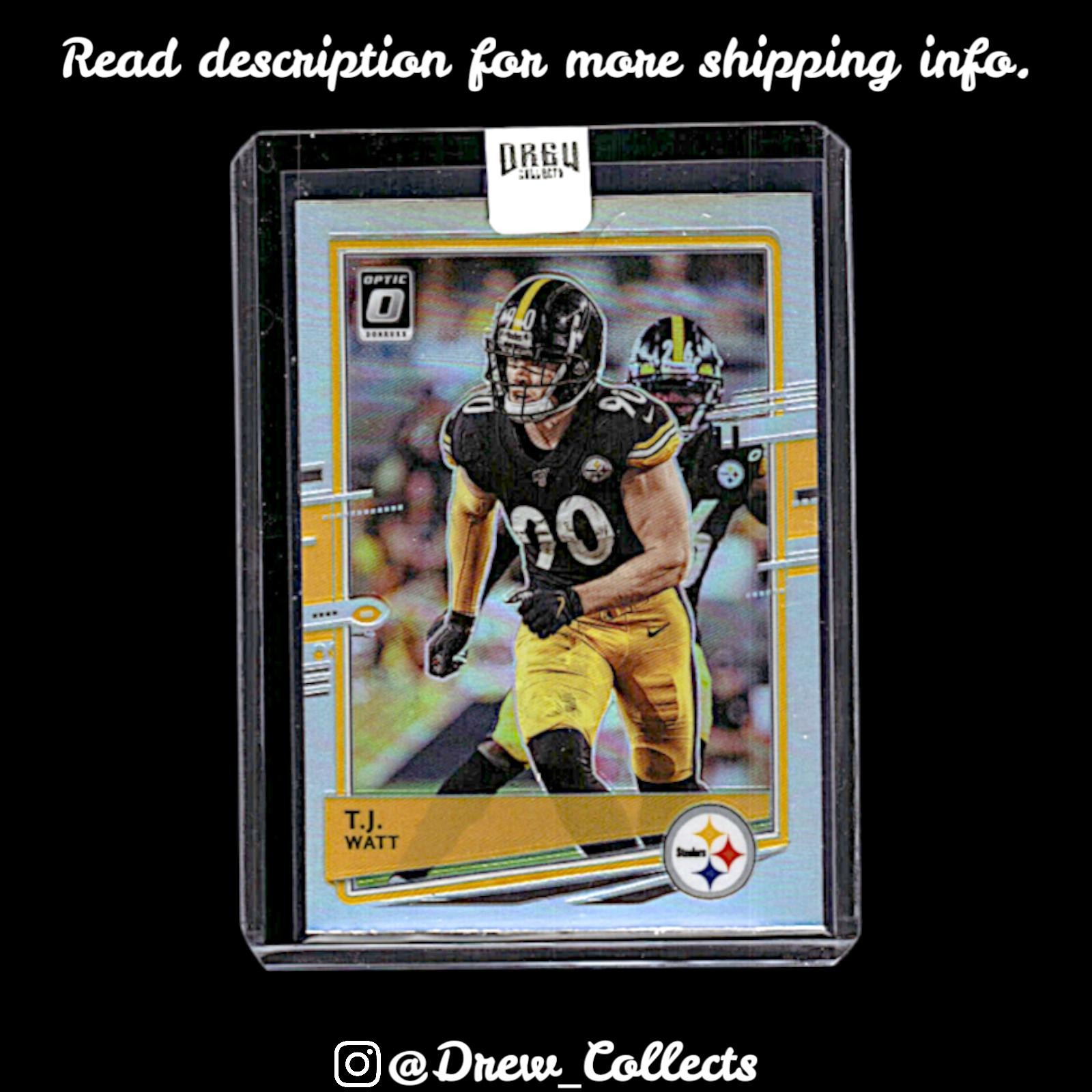 2020 Donruss Optic #85 T.J. Watt Holo