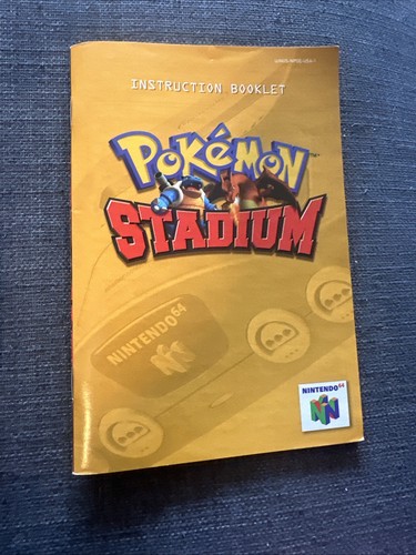 Pokemon Stadium N64 CIB Transfer pak, Manual - Picture 5 of 5