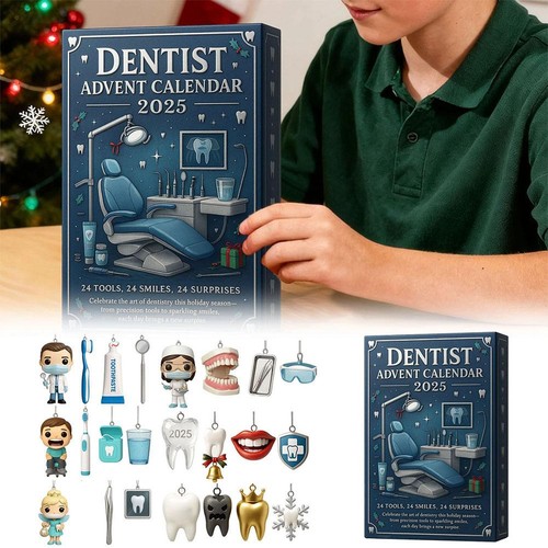 2025 Dentist Advent Calendar – 24 DaysChristmas Countdown with Dental O-rnaments - Picture 4 of 17