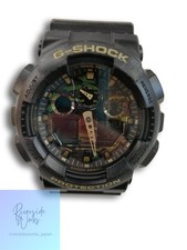 CASIO G-SHOCK GA-100CF Men's Watch Black Camouflage Big Case for