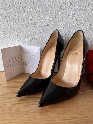 Christian Louboutin So Kate 120mm Pumps Lackkalbsleder Schwarz Damen 36,5