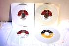 THE DOORS 4 x 45rpm LIGHT MY FIRE, TOUCH ME, PEOPLE ARE STRANGE, HELLO I LOVE U