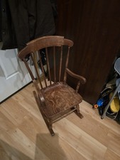 Vintage Kids Wood Rocking Chair Timeless Classic