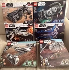 NEW - Lot of 6 Star Wars LEGO Sets: 75284, 75301, 75316, 75325, 75338, 75347