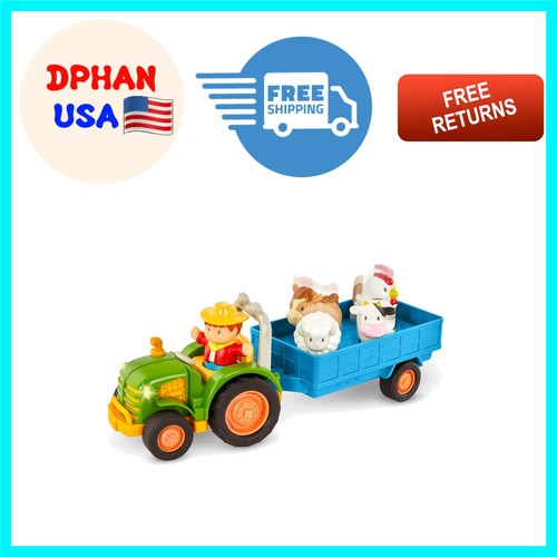 7-Piece Farm Tractor Set with Sounds and Lights – Perfect for Toddler Adventures