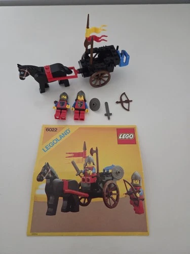LEGO Castle 6022Horse Cart 100% Complete with Instructions