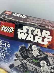 Lego Star Wars 75100 First Order Snowspeeder New Damaged Box