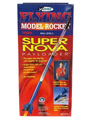 Estes Super Nova Payloader Flying Model Rocket EST 2155 Explorer Series