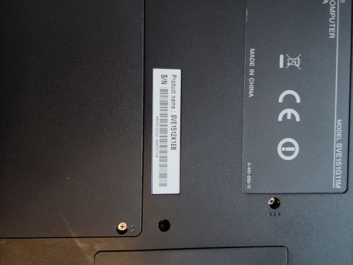 Sony Vaio SVE1513B4E i7-3520M 12GB 1TB SSD Radeon HD7600M 15.6" - Picture 10 of 20