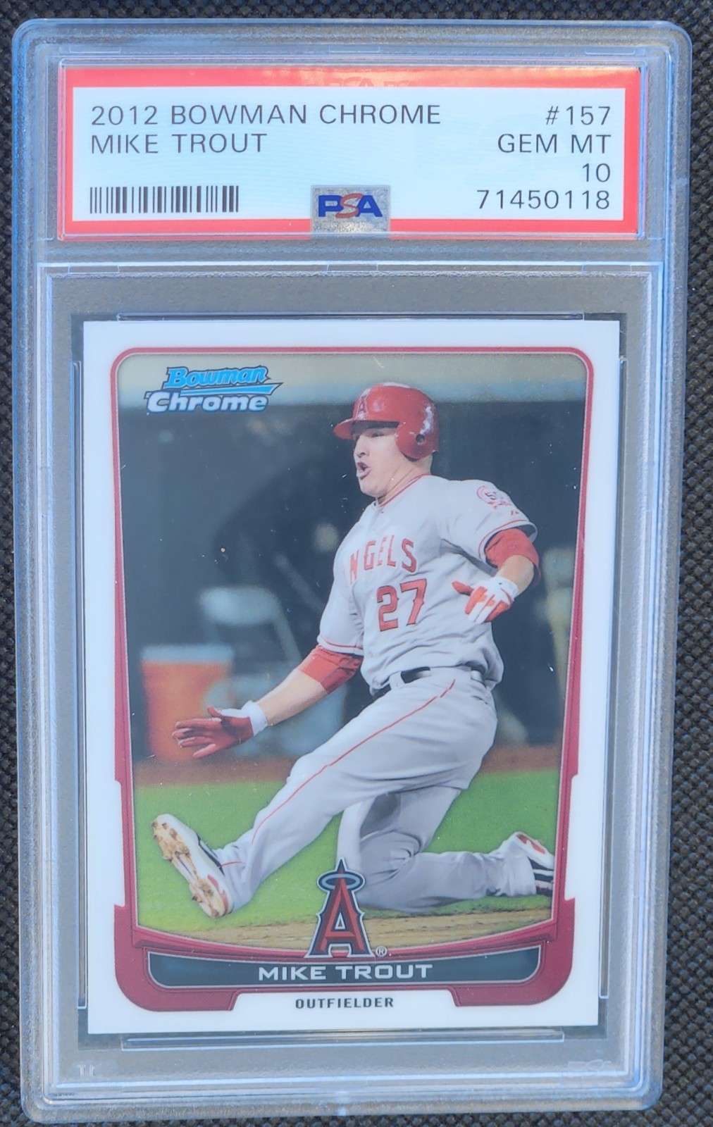 Mike Trout 2012 Bowman #34 PSA 10 GEM MINT💎