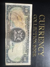 Off center Error Trinidad & Tobago 10 Dollars,, UNC