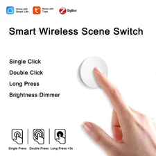 Tuya Zigbee Smart Button Scene Switch Wireless Remote One Key Controller Multi-S