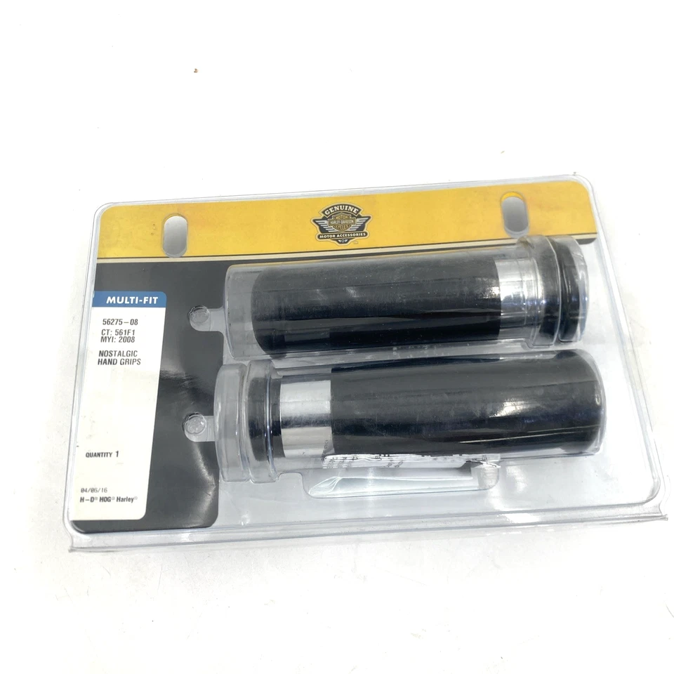 oem Harley 56275-08 Nostalgic Electronic Throttle Hand Grips Pair 08-24 Touring - Image 3 of 4