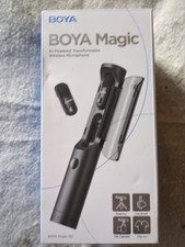 BOYA Magic Wireless Microphone, Kit 2 with USB-C, Lightning TRS Receivers