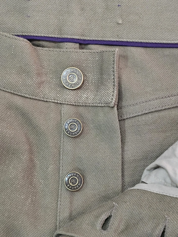 Ralph Lauren Purple Label Crystal Embellished 750 Straight Jeans Sz 28 $1990 - Image 2 of 4