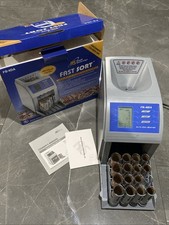 Royal Sovereign FS-4DA Fast Sort Automatic Digital Coin Sorter TESTED W/ Box
