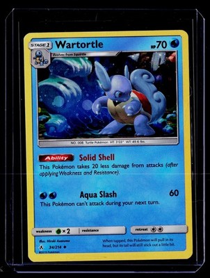 Miscellaneous Cards & Products #034/214 Wartortle Cosmos Holo POP11