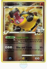 Hippowdon E4 42/111 Pokemon Rising Rivals Reverse Holo Kagemaru Himeno NM
