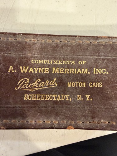 1920s PACKARD DEALER ORIGINAL PROMO BRUSH, A. Wayne Merrian Inc. Schenectady, NY
