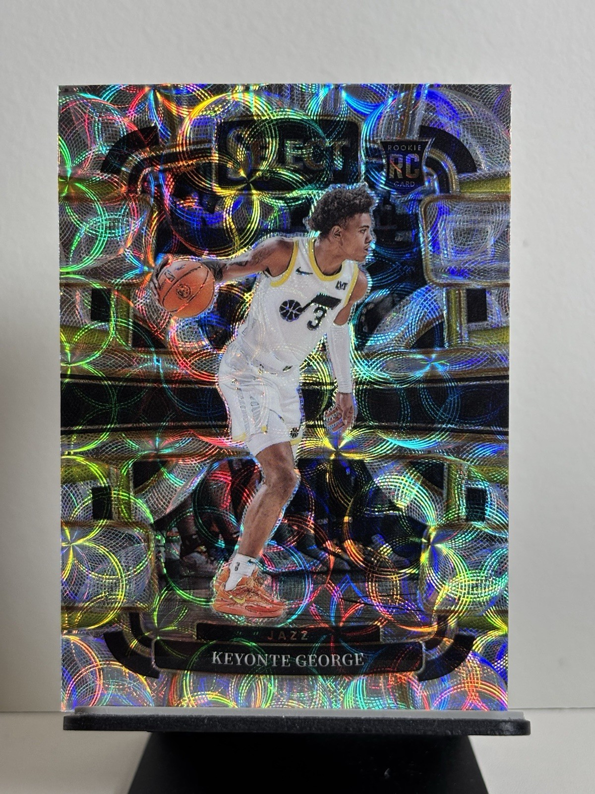 Keyonte George 2023-24 Select Concourse Scope Prizm #75 (RC) - Utah Jazz