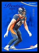 2023 Panini Prestige - #93 Josey Jewell Blue /299 - Denver Broncos