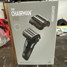 MANSCAPED The Chairman PRO Men s Foil Face Shaver - Two Interchangeable Blades