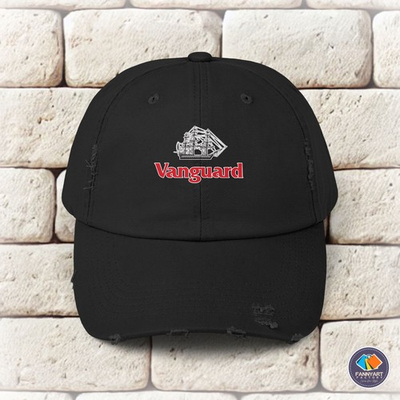 #ad Vanguard Ship Logo Unisex Distressed Cap $26.99