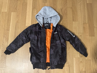 Bench Bomber Jacke Kinder schwarz grau 128cm/7 8 Y