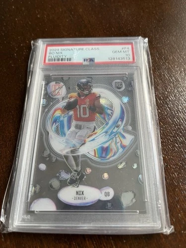 New Listing2024 BO NIX BRONCOS FLUIDITY ROOKIE SIGNATURE CLASS TOPPS PSA 10 GEM MINT