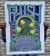 Phish Savannah Georgia July 14-15 2026 Concert Poster