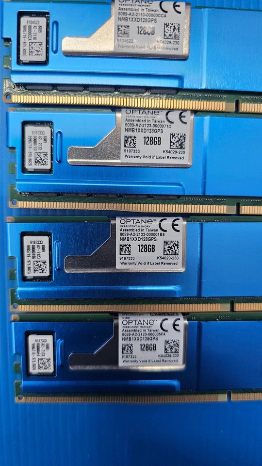 Optane Persistent NMB1XXD128GPS 128GB PC4 DDR4 DCPMM Server Memory RAM Lot of 4 - Image 4 of 4