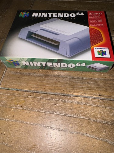 Paquete de Controlador de Memoria Nintendo 64 N64 Nuevo Sellado de Fábrica CAJA - Imagen 4 de 7