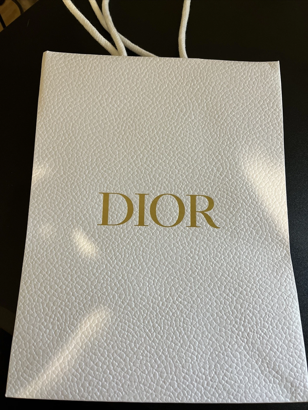 Lot de 2 sacs cadeaux/cadeaux authentiques galets Dior