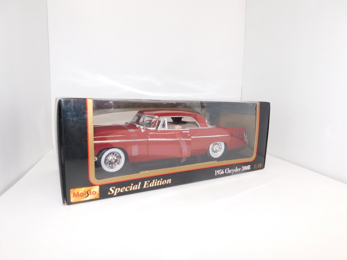 マイスト　クライスラー300B 1/18 Maisto 1956 Chrysler 300B. 1:18 scale. White. Special