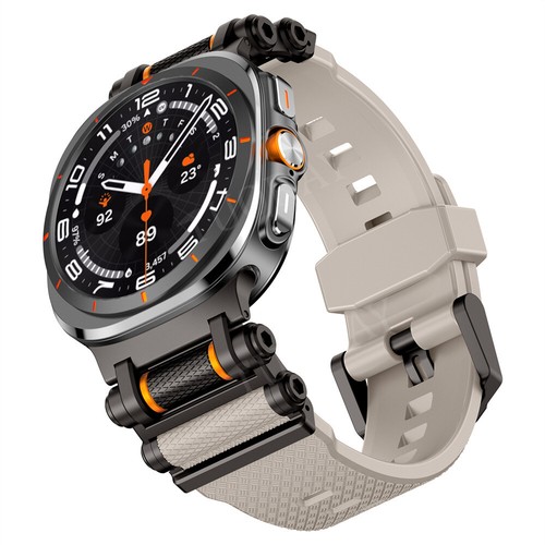 Silikon + Metall Uhrenarmband Für Samsung Galaxy Watch Ultra 47mm Armband Ersatz - Picture 83 of 89